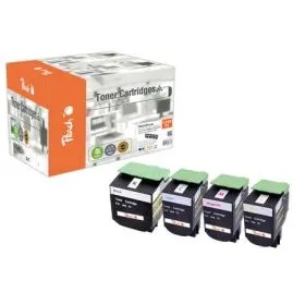 Lexmark C 540 N 111001 Peach Spar Pack Tonermodule kompatibel zu Hersteller ID C540H2
