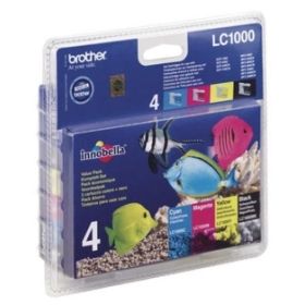 Brother DCP-530 CJ 210640 Original Valuepack Tinte schwarz color Hersteller ID LC 1000VALBP