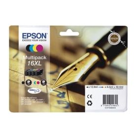 Epson WorkForce WF-2760 DWF 210817 Original Multipack Tinte XL BKCMY Hersteller ID No 16XL C13T16364010