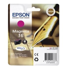 Epson WorkForce WF-2760 DWF 210820 Original Tintenpatrone magenta Hersteller ID No 16 m C13T16234010