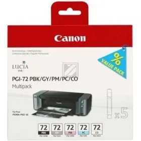 Canon Pixma PRO-10 211149 Original Multipack Tinte PBK GY PM PC CO