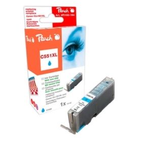 Canon Pixma MG 5655 316832 Peach XL Tintenpatrone cyan kompatibel zu Hersteller ID CLI 551XLC 6444B001